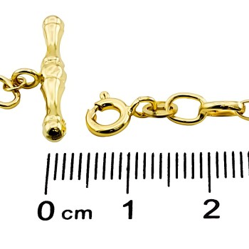 9ct Gold 1.7g 7 inch Belcher Bracelet